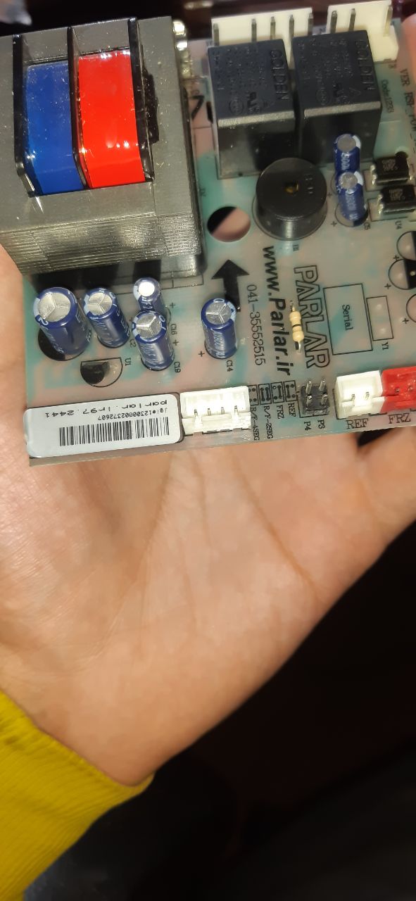 جایگزینی آی‌سی برد یخچال اسنوا